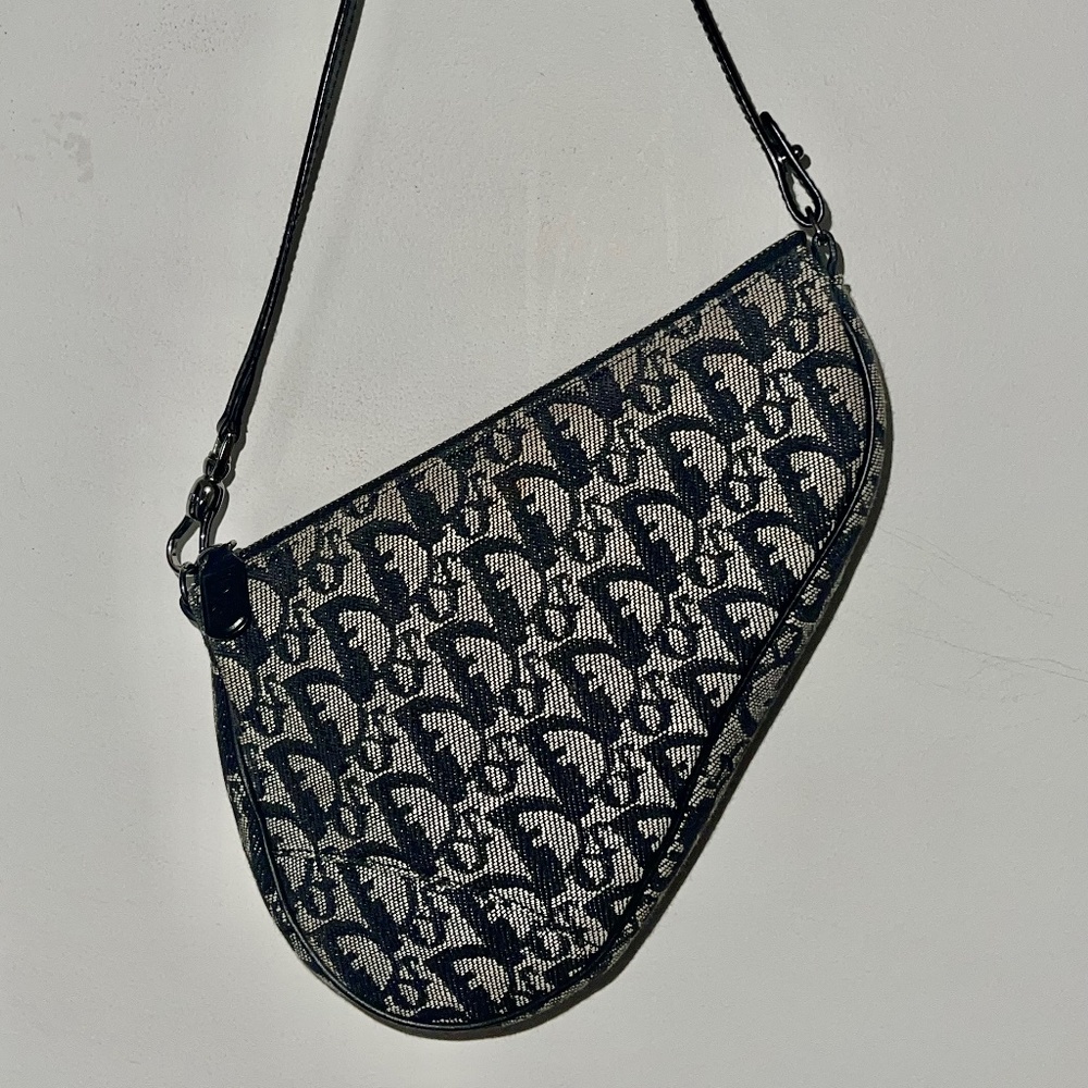 Dior Trotter Monogram Mini Saddle Bag